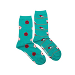 Load image into Gallery viewer, Women's Crew Socks - Bird & Birdhouse