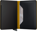 Load image into Gallery viewer, Slimwallet - Matte Black & Ochre