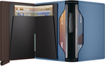 Load image into Gallery viewer, Bandwallet - Matte Leather Steel Blue-Brown