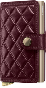 Load image into Gallery viewer, Miniwallet - Premium+ Emboss Diamond Bordeaux