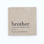 Load image into Gallery viewer, Marble Coaster - Verb | Brother