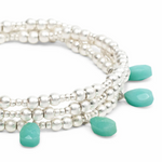 Load image into Gallery viewer, Scout Bracelet - Timeless Wrap Silver | Turquoise