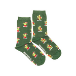 Load image into Gallery viewer, Women's Holiday Crew Socks - Ugly Christmas Cactus