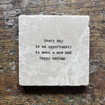 Load image into Gallery viewer, Marble Coaster - Every Day is an Opportunity