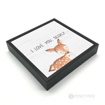 Load image into Gallery viewer, Framed Sign - I Love You, Deerly