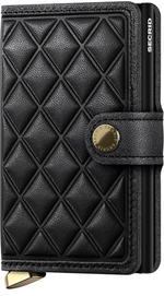 Load image into Gallery viewer, Miniwallet - Premium Emboss Diamond Black