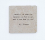 Load image into Gallery viewer, Marble Coaster - Laughter is Timeless