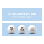 Load image into Gallery viewer, Classy Golf Balls - Emotional Support s/3