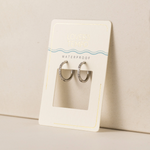 Load image into Gallery viewer, Waterproof Collection - Hoop Earrings Evie Slvr 15mm