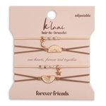 Load image into Gallery viewer, Hair Tie Bracelet - Forever Friends s/4