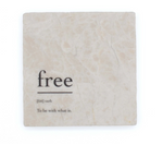 Load image into Gallery viewer, Marble Coaster - Verb | Free