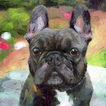 Load image into Gallery viewer, Marble Coaster - Frenchie