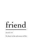 Load image into Gallery viewer, Marble Coaster - Verb | Friend