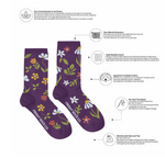 Load image into Gallery viewer, Women's Crew Socks - Modern Garden Party