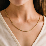 Load image into Gallery viewer, Waterproof Necklace - Gigi Gold 18"+2"