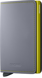 Load image into Gallery viewer, Slimwallet - Matte Grey Lime
