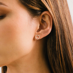 Load image into Gallery viewer, Gold-Plated Studs - Halo Gold