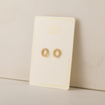 Load image into Gallery viewer, Gold-Plated Studs - Halo Gold