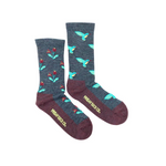 Load image into Gallery viewer, Women's Merino Socks - Hummingbird