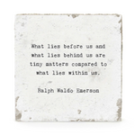 Load image into Gallery viewer, Wall Tile Mini - What Lies Before Us