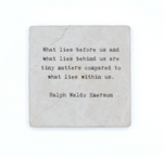 Load image into Gallery viewer, Marble Coaster - What Lies Before Us