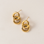 Load image into Gallery viewer, Waterproof Collection - Stud Earrings Linx Gold