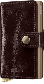 Load image into Gallery viewer, Miniwallet - Premium+ Naplak Mahogany