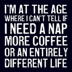 Load image into Gallery viewer, Wood Coaster - I'm at the Age (Nap)