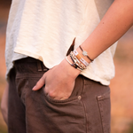 Load image into Gallery viewer, Hair Tie Bracelet - Paws Md s/5