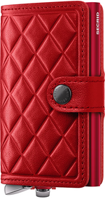 Load image into Gallery viewer, Miniwallet - Premium Emboss Diamond Red