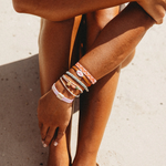 Load image into Gallery viewer, Hair Tie Bracelet - Roxy Pink Md s/5