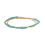 Load image into Gallery viewer, Scout Bracelet - Delicate Turquoise | Gold