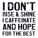 Load image into Gallery viewer, Wood Coaster - I Don't Rise and Shine