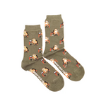 Load image into Gallery viewer, Women's Crew Socks - Working Sloth