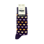 Load image into Gallery viewer, Men's Midcalf Socks - Modern Heart