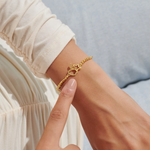 Load image into Gallery viewer, A Littles & Co. Bracelet - Teacher (apple star) | Gold