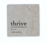 Load image into Gallery viewer, Marble Coaster - Verb | Thrive