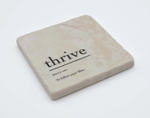 Load image into Gallery viewer, Marble Coaster - Verb | Thrive