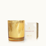 Load image into Gallery viewer, Thymes Frasier Fir - Gilded Gold Candle 6.5oz