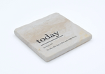 Load image into Gallery viewer, Marble Coaster - Verb | Today