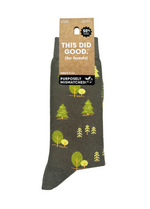 Load image into Gallery viewer, Men's Midcalf Socks - Did Good | Trees