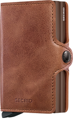 Load image into Gallery viewer, Twinwallet - Vintage Cognac Brown