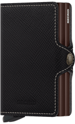 Load image into Gallery viewer, Twinwallet - Saffiano Brown