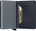 Load image into Gallery viewer, Slimwallet - Saffiano Navy