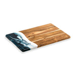 Load image into Gallery viewer, Medium Acacia Bread Board - Navy | White