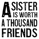 Load image into Gallery viewer, Wood Coaster - Sister White