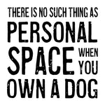 Load image into Gallery viewer, Wood Coaster - No Personal Space