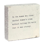 Load image into Gallery viewer, Wall Tile Mini - Be the Woman