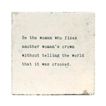 Load image into Gallery viewer, Wall Tile Mini - Be the Woman