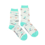 Load image into Gallery viewer, Women's Crew Socks - Skiers Gondolas